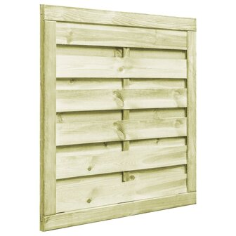 Poort 100x100 cm ge&iuml;mpregneerd grenenhout groen 3