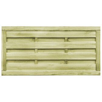 Poorten 2 st 150x75 cm ge&iuml;mpregneerd grenenhout groen 4