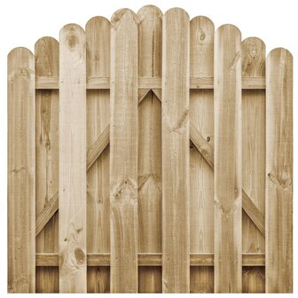Poort 100x100 cm ge&iuml;mpregneerd grenenhout 1