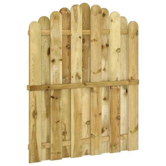 Poort 100x125 cm ge&iuml;mpregneerd grenenhout 3