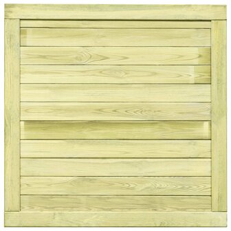 Poort 100x100 cm ge&iuml;mpregneerd grenenhout 3