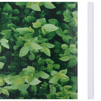 Tuinschermen 4 st 35x0,19 m PVC groen 3
