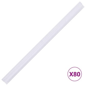 Tuinschermen 4 st 35x0,19 m PVC groen 8