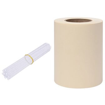 Tuinscherm 35x0,19 m PVC cr&egrave;me 2