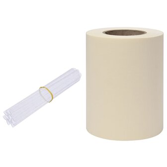 Tuinscherm 70x0,19 m PVC cr&egrave;mekleurig 2