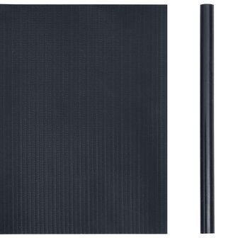 Tuinscherm 35x0,19 m PVC mat donkergrijs 3