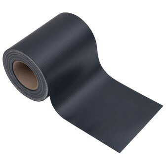 Tuinscherm 35x0,19 m PVC mat donkergrijs 5
