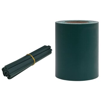 Tuinscherm 35x0,19 m PVC matgroen 2