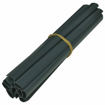Tuinschermen 4 st 35x0,19 m PVC matgroen 6