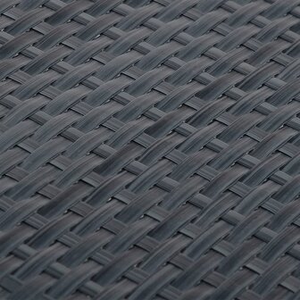 Balkonscherm 300x90 cm poly rattan antracietkleurig 6