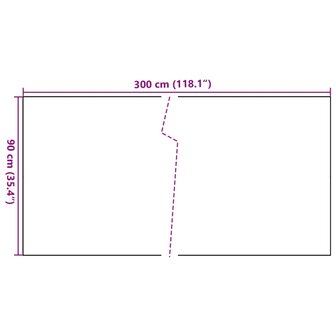 Balkonscherm 300x90 cm poly rattan antracietkleurig 8