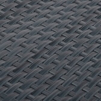 Balkonscherm 500x80 cm poly rattan antracietkleurig 6