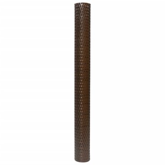 Balkonscherm 300x80 cm poly rattan bruin en zwart 4