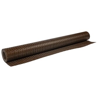 Balkonscherm 300x90 cm poly rattan bruin en zwart 5