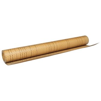 Balkonscherm 500x80 cm poly rattan lichtbruin 5