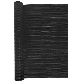 Balkonscherm 300x80 cm poly rattan zwart 3