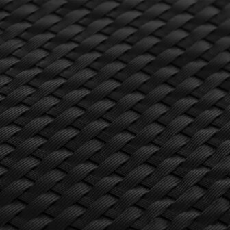 Balkonscherm 300x80 cm poly rattan zwart 6