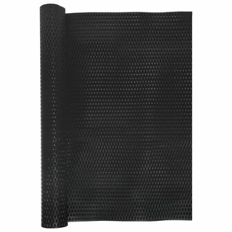 Balkonscherm 500x80 cm poly rattan zwart 3