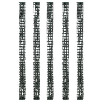 Tuinhekken gaas 5 st 1x1,2 m HDPE groen 1