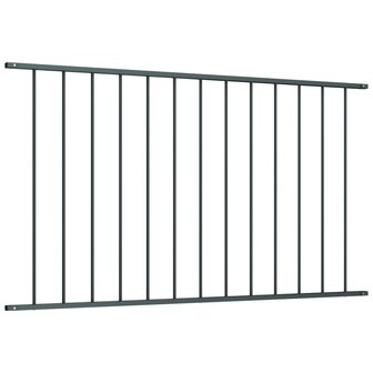 Hekpaneel 1,7x1 m gepoedercoat staal antraciet 2