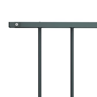 Hekpaneel 1,7x1,25 m gepoedercoat staal antraciet 3