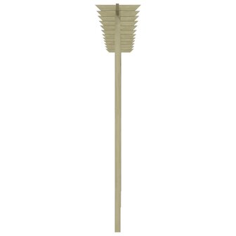Tuinhek met latwerk en pergola hout 3