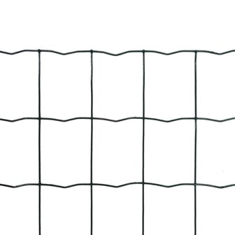 Euro hek 10x1,5 m staal groen 2