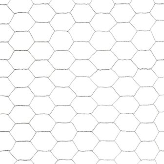 Kippengaas 25x1,5 m gegalvaniseerd staal zilverkleurig 4