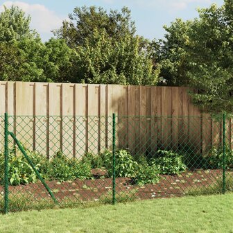 Gaashek met flens 0,8x10 m groen 1