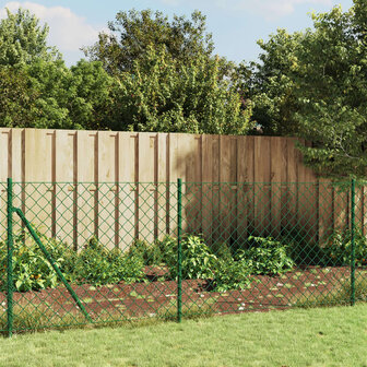 Gaashek met flens 1,1x10 m groen 1