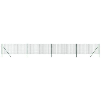 Draadgaashek 0,8x10 m gegalvaniseerd staal groen 2