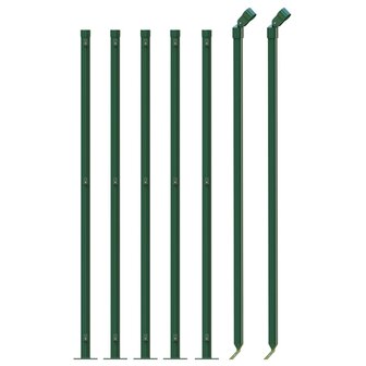 Draadgaashek met flens 0,8x10 m groen 3