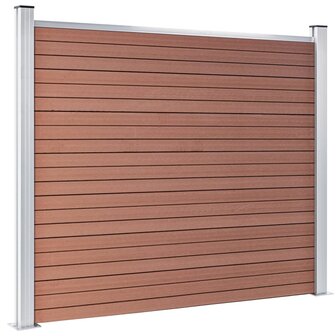 Schuttingpaneel 180x146 cm HKC bruin 3