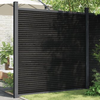 Schuttingpaneel 180x186 cm HKC grijs 1