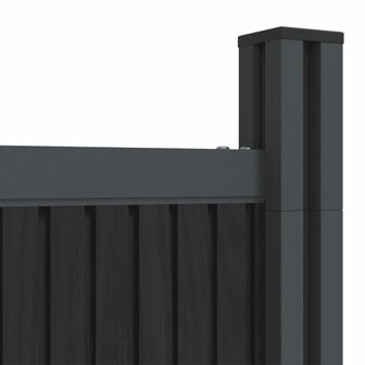 Schuttingpaneel 180x186 cm HKC grijs 9