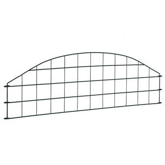 Schuttingset gebogen 77,3x26 cm groen 3