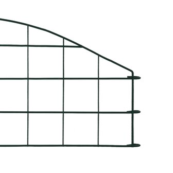 Schuttingset gebogen 77,3x26 cm groen 4