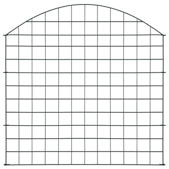 Schuttingset gebogen 77,5x78,5 cm groen 2