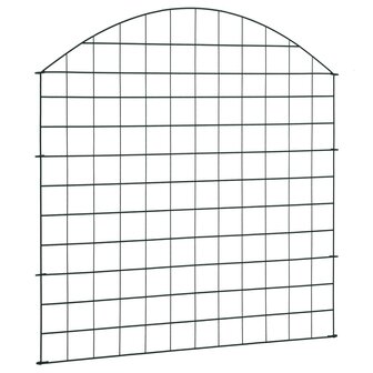 Schuttingset gebogen 77,5x78,5 cm groen 3