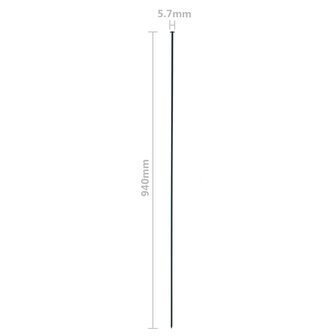 Schuttingset gebogen 77,5x78,5 cm groen 8