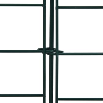 Schuttingset hol gebogen 77,5x64 cm groen 5