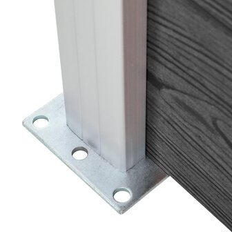 Schuttingpanelenset 699x186 cm HKC zwart 8