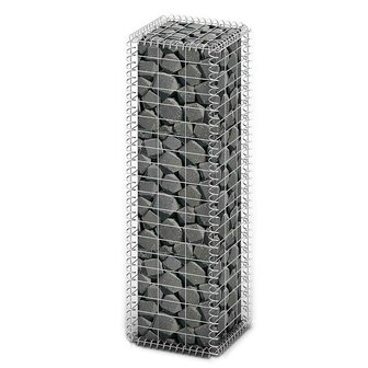Schanskorf met deksels 100x30x30 cm gegalvaniseerd draad  2