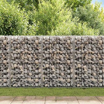 Schanskorf met deksels 100x80x30 cm gegalvaniseerd draad  3