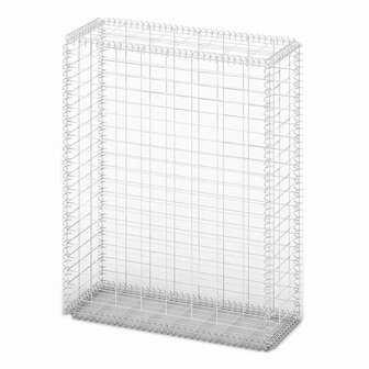 Schanskorf met deksels 100x80x30 cm gegalvaniseerd draad  4