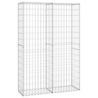 Schanskorf met deksels 150x100x30 cm gegalvaniseerd draad  2