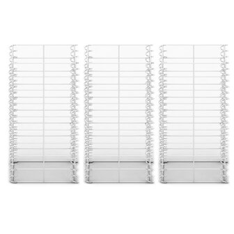 3-delige Schanskorfset 25x25x50 cm gegalvaniseerd draad  3