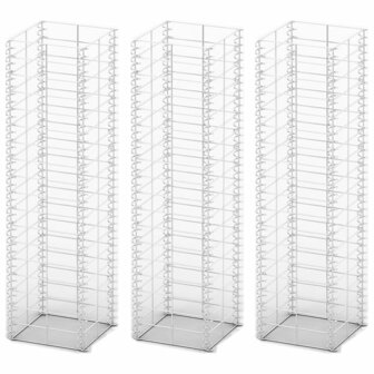 3-delige Schanskorfset 25x25x100 cm gegalvaniseerd draad  2