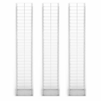 3-delige Schanskorfset 25x25x150 cm gegalvaniseerd draad  3