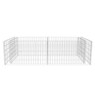 Gabion plantenbak 180x90x50 cm gegalvaniseerd staal 5